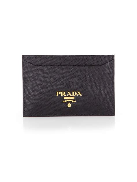 prada credit card holder|prada card holder.